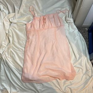 BRAND NEW pink plaid dress